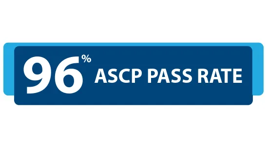 ASCP Pass Rate 96%
