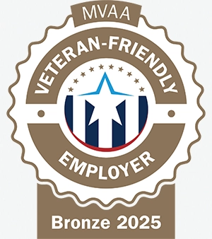 Veterans Bronze Certified Employer 2025 Badge