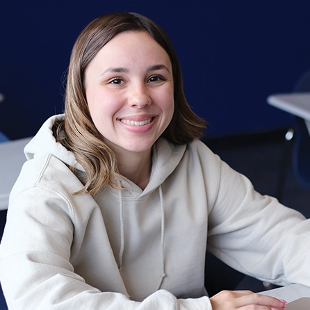 Dual Student in Classroom