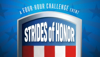 Strides of Honor CTA graphic