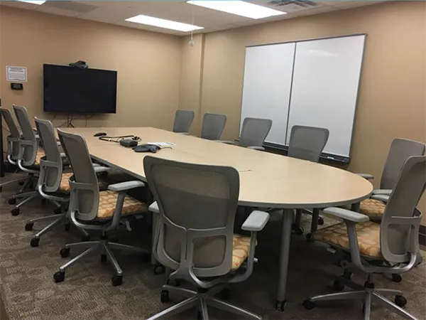 View of Video Conference Room 118.
