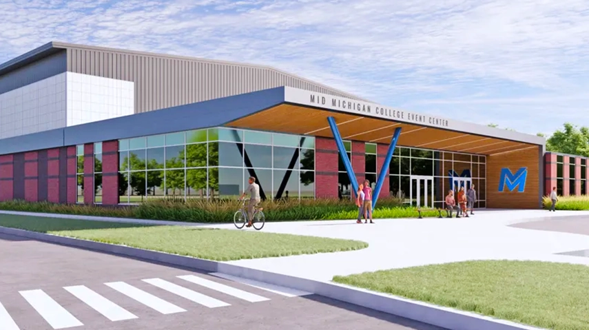 Event Center concept illustration