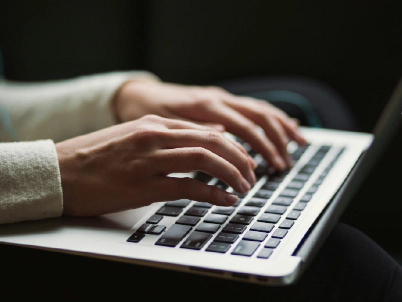 Access to Technology, Student using Laptop