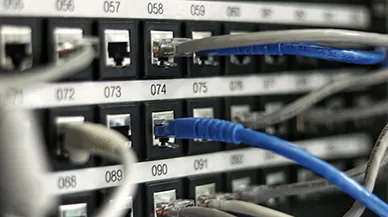 Ethernet cables. 