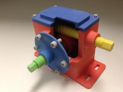 3D printed gear box prototype