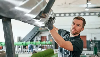 Man working in Manufacturing evironment