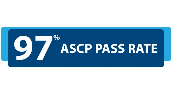 ASCP Pass Rate 97%