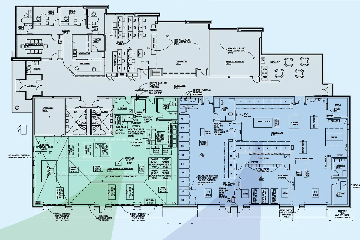 Morey Technical Education Center Renovation Plan