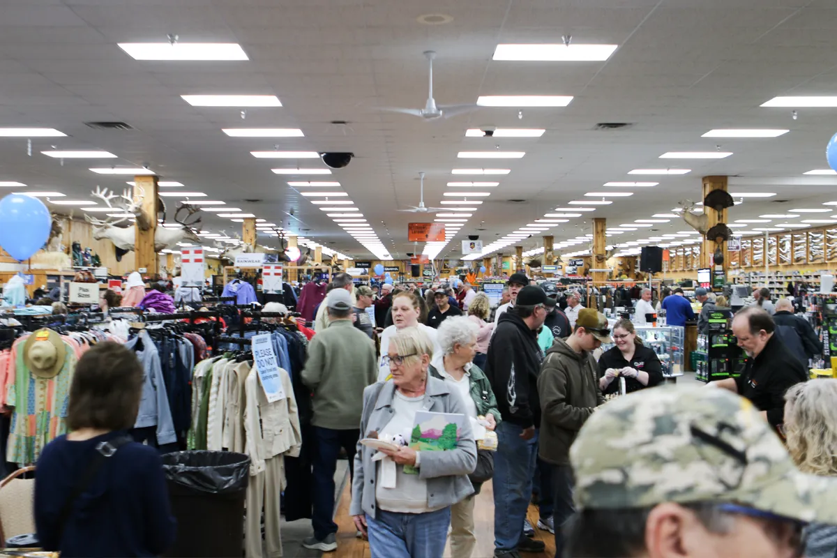 Guests at A Northern Tradition at Jay's Sporting Goods