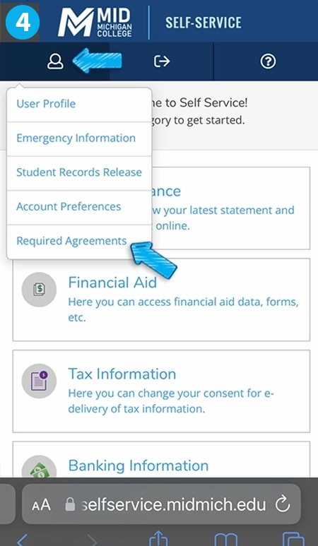 Select Username Btn - Agreement screenshot