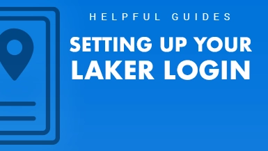 Setting Up Your Laker Login card