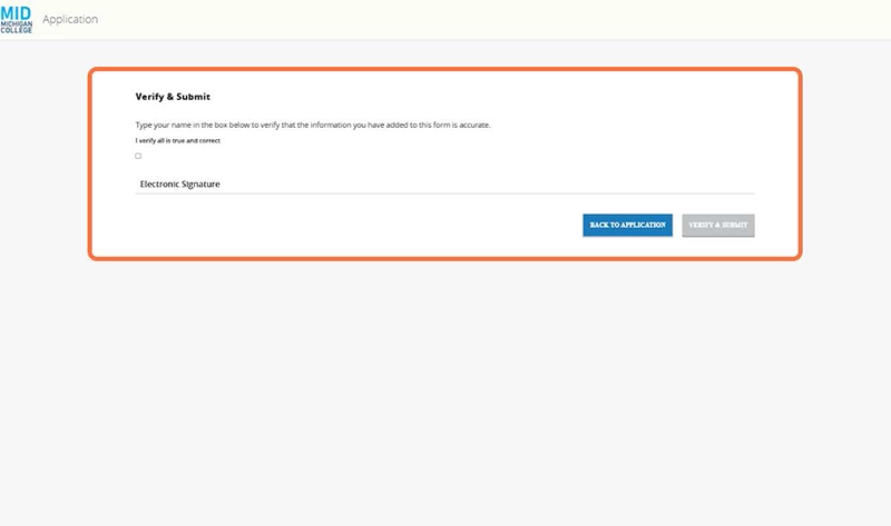 Verify & Submit Signature