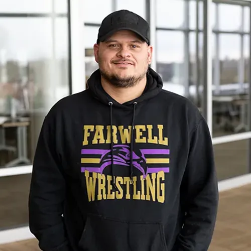 Mid Michigan College student Ryan Cutler